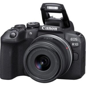 Câmera Digital Canon EOS R10 24.2MP 3.0" Lente RF-S 18-45MM IS STM